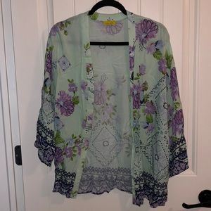 Floral Kimono top size L